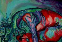 Metamorphosis - Oil On Canvas Paintings - By Daniela Isache, Expressionism Painting Artist