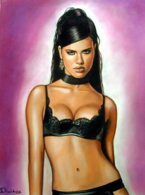 Portraits - Adriana Lima - Soft Pastels