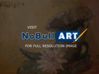Oil Paintings - Oil Study - Weller Horn I - Oil