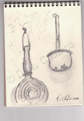 Sketches - Sketch For - Kitchen Things - Graphite Pencil