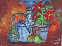 Bodegon 5 - Acrylic Paintings - By Jose P Villegas, Impressionism Painting Artist