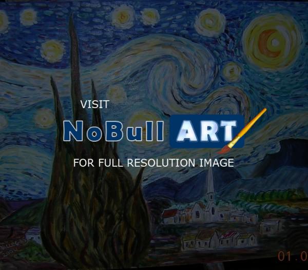 Serie Van Gogh - Starry Night - Oil