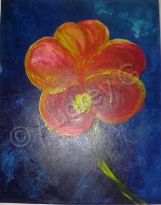 Blooms - Hibiscus Float - Acrylic