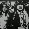 Acdc - Marker Drawings - By Mandi Williams, Black And White Drawing Artist