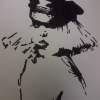 Gaga - Marker Drawings - By Mandi Williams, Black And White Drawing Artist