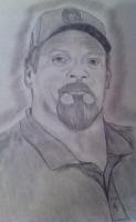 Portraits - Johnny Mack - Pencil