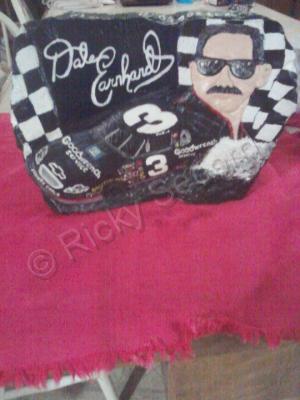 Say It In Stone - Dale Earnhardt Sr Memorial Stone - Limestone Sculpture