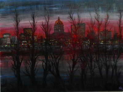 Artshock - Topekanoto Looking South - Add New Artwork Medium