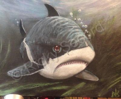 Artshock - Greatwhiteround - Painting