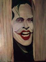 Shinning Joker - Painting Paintings - By Ricky Secord, Acrylic Painting Painting Artist
