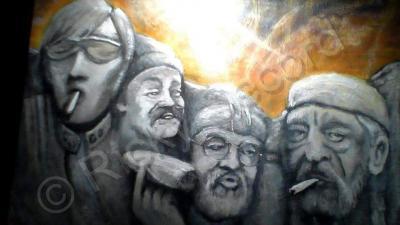 Artshock - Mthead-Rushmore - Painting