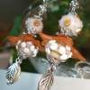 Orange Splash With Honey - Lampwork Glass Jewelry - By Simin Koernig, Jewelrybysimin Jewelry Artist