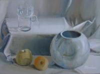 Silence - Tempera Paintings - By Elena Oleniuc, Realism Painting Artist