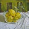 Lemons - Tempera Paintings - By Elena Oleniuc, Realism Painting Artist