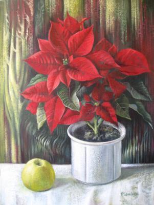 Still Life - Christmas Colors - Acrylic