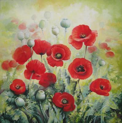 Decorative - Poppies - Acrylic