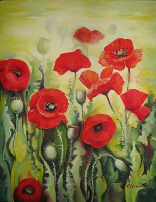 Decorative - Poppies 2 - Acrylic