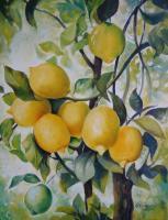 Lemons - Acrylic Paintings - By Elena Oleniuc, Decorative Painting Artist