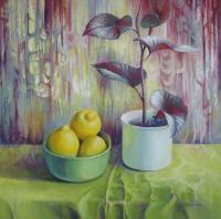 Still Life - Still Life With Lemons - Acrylic