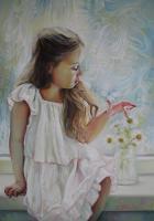 Portrait - Butterfly - Oil