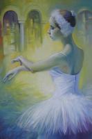 Swan Dance - Acrylic Paintings - By Elena Oleniuc, Decorative Painting Artist