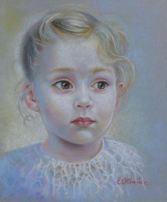 Portrait - A Moment Of Reverie - Pastel