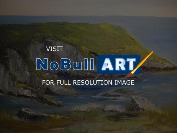 Irish Land And Seascape - Old Head Of Kinsale - Oil On Canvas Panel