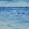 Sails Up - Oil On Canvas Paintings - By Conor Murphy, Impasto Style Painting Artist