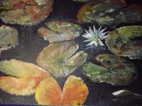 Autumn  Pond - Oil On Canvas Panel Paintings - By Conor Murphy, Impasto Style Painting Artist