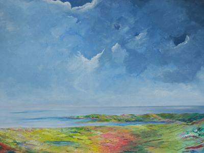 Irish Land And Seascape - The Palette Of Ireland - Acrylic On Board