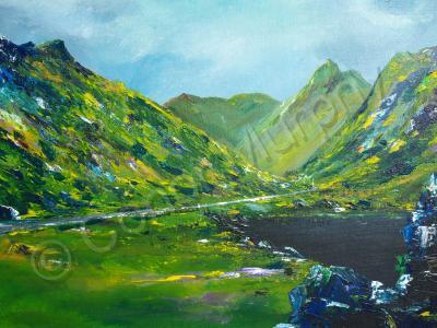 Irish Land And Seascape - The Ring Of Kerry - Acrylic On Board