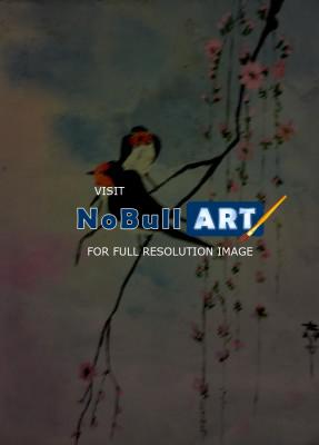 1 - Birds On The Branch - Acrylic On Canvas