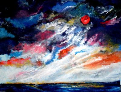 Sky Scape - The Sky - Acrylic On Canvas