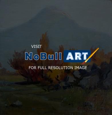 Landscape - Great Ararat - Oil On Canvas