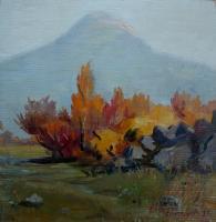 Great Ararat - Oil On Canvas Paintings - By Gegham Asatryan, Impressionism Painting Artist