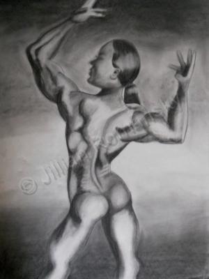 Figure Drawings - Strength - Charcoal