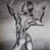 Strength - Charcoal Drawings - By Jillian Romansky, Realism Drawing Artist