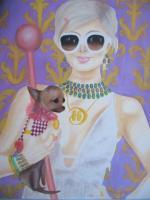 Royalty In America - Oil Painting Paintings - By Jillian Romansky, Whimsical Painting Artist