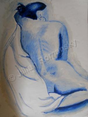 Figure Drawings - Figure 7 - Oil Pastel