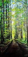 The Walk - Acrylic Paintings - By Jennifer Christy-Vient, Realism Painting Artist