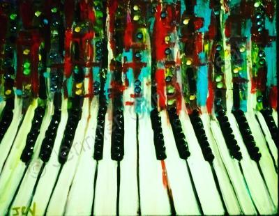 Gem Series Multimedia - Music And Art - Acrylic