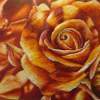 3D Rose - Oil On Canvas Paintings - By Suzanne Clapp, Realism Painting Artist