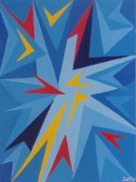 Estrella - Acrylic Paintings - By Simona Dh, Abstract Painting Artist