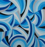 Agua Agua - Gouache Paintings - By Simona Dh, Abstract Painting Artist