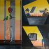 4 - Oil On Canvas Paintings - By Thorsten F, Pointillism Painting Artist