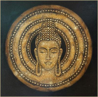 Chelians Buddha Series - Buddha 12 - Oil On Canvas