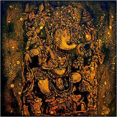 Chelians Ganesha - Ganesh - Oil On Canvas