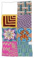 Quilt - Ink Drawings - By Deborah Pope, Doodle Drawing Artist