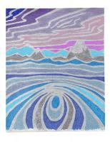 Distant Winter - Ink Drawings - By Deborah Pope, Doodle Drawing Artist