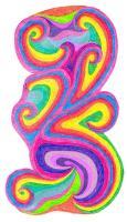 Living Rainbow - Ink Drawings - By Deborah Pope, Doodle Drawing Artist